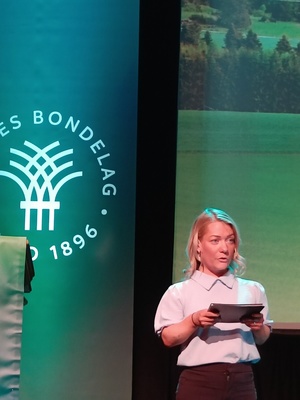 Sandra Borch takket norske bønder og kalte landbruket for Norges viktigste næring.