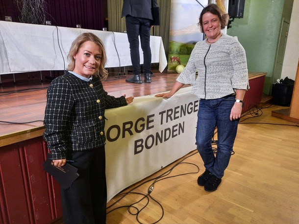 Sandra Borch og Elisabeth Gjems er enige: Norge trenger bonden!