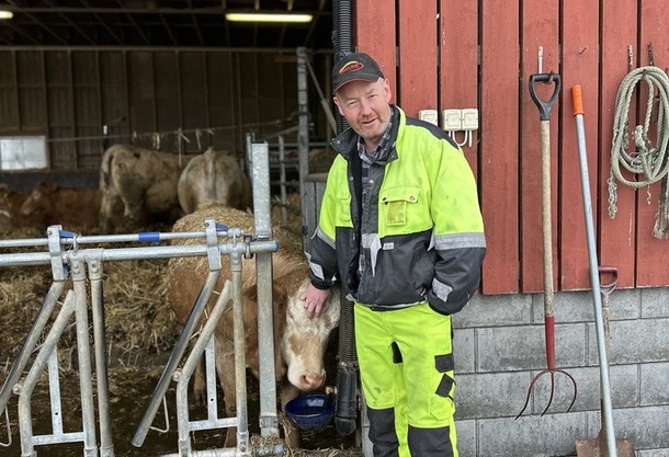 Bilde av Bjørn Gimming, leder i Norges Bondelag og kjøttfe
