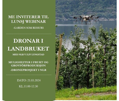 Invitasjon til webinar om dronar