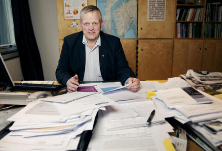 Bondelagsleder Nils T. Bjørke, foto Eivor Eriksen