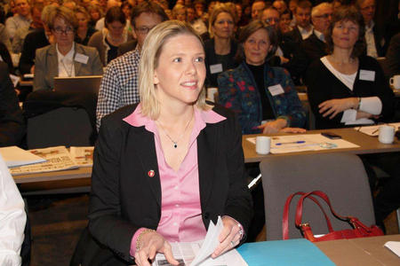 Sylvi Listhaug på Mat- og landbrukskonferansen 2014. Foto: Sigrun Farstad Gregori