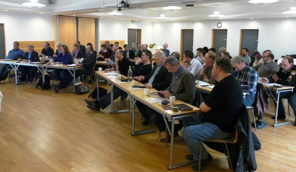 Rundt 40 personer deltok på samrådningsmøtet mellom bondelagene i Midt-Norge og Arbeiderpartiet.