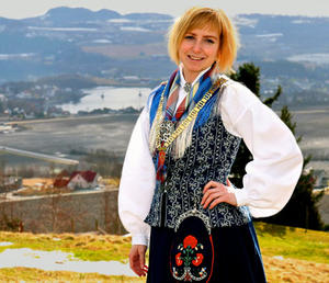 Ida Stuberg, ordfører i Inderøy. (Foto: Privat)