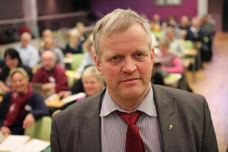 Nils T. Bjørke på Representaktskapsmøtet