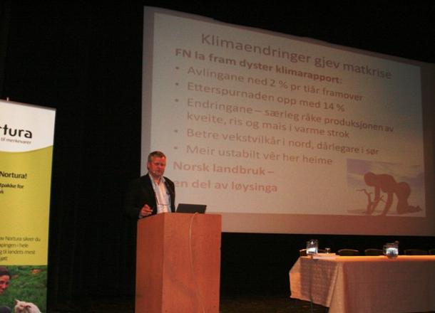 Nils T. Bjørke om klimaendringer og matkrise