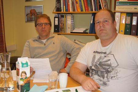 Thorleif Müller og Harald Lie etter å ha sett på tilbudet fra Staten