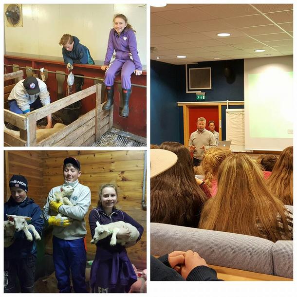Bilder fra utplassering og undervisning i klasserommet ved Øyvind Sandvold. Foto fra Nord-Frons facebookside.