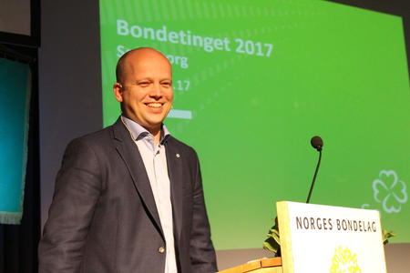 Trygve Slagsvold Vedum på Norges Bondelags årsmøte 2017