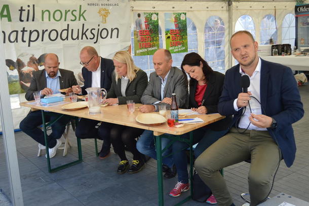 Politisk matprat Matfestivalen i Ålesund 25. august 2017