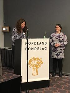 Rådgiver Næringspolitisk avd Norges Bondelag, Elin Marie Haga Stabbetorp og Nestleder Norges Bondelag Frøydis Haugen