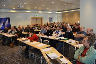 Frå fylkesårsmøtet i Møre og Romsdal Bondelag i Molde 9. mars (Foto: Arild Erlien)