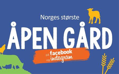 Åpen Gård på facebook og instagram