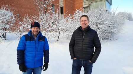 Jan Helge Kaiser og Anders Formo er opptatt av beredskap - for bonden og samfunnet